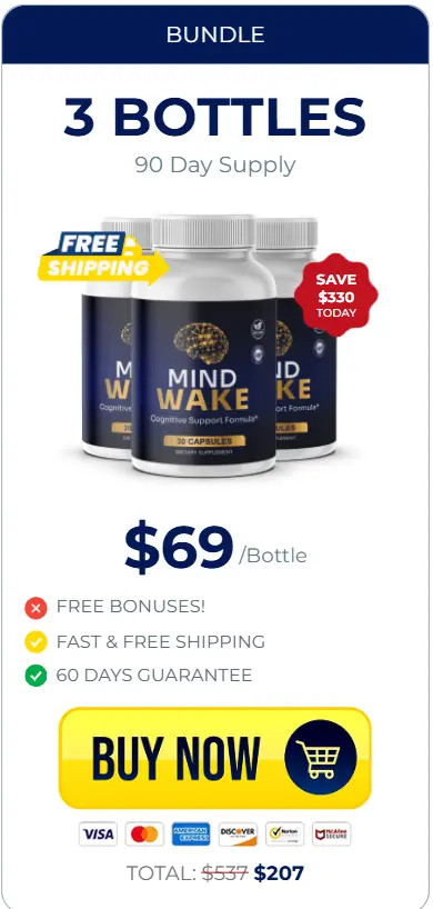 MindWake Three Bottle Package
