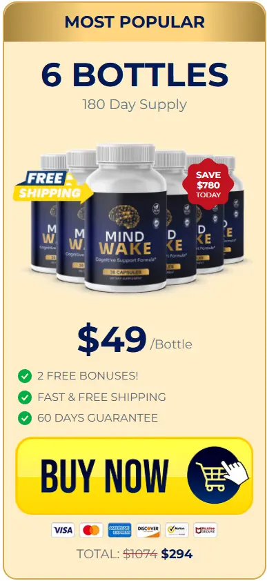 MindWake Six Bottle Package